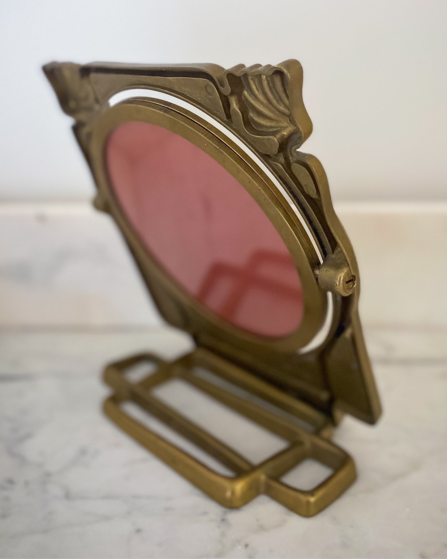 Miroir psyché de table époque Art Nouveau