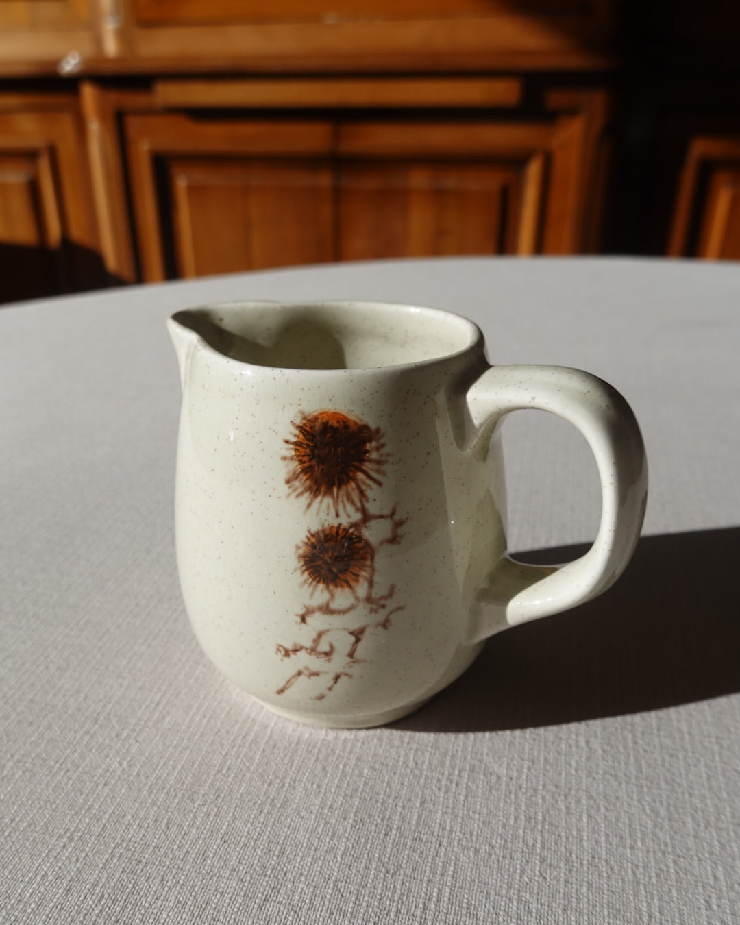 Lot de 3 plats de service anciens, Sarreguemines modèle Romantic, années 50/60