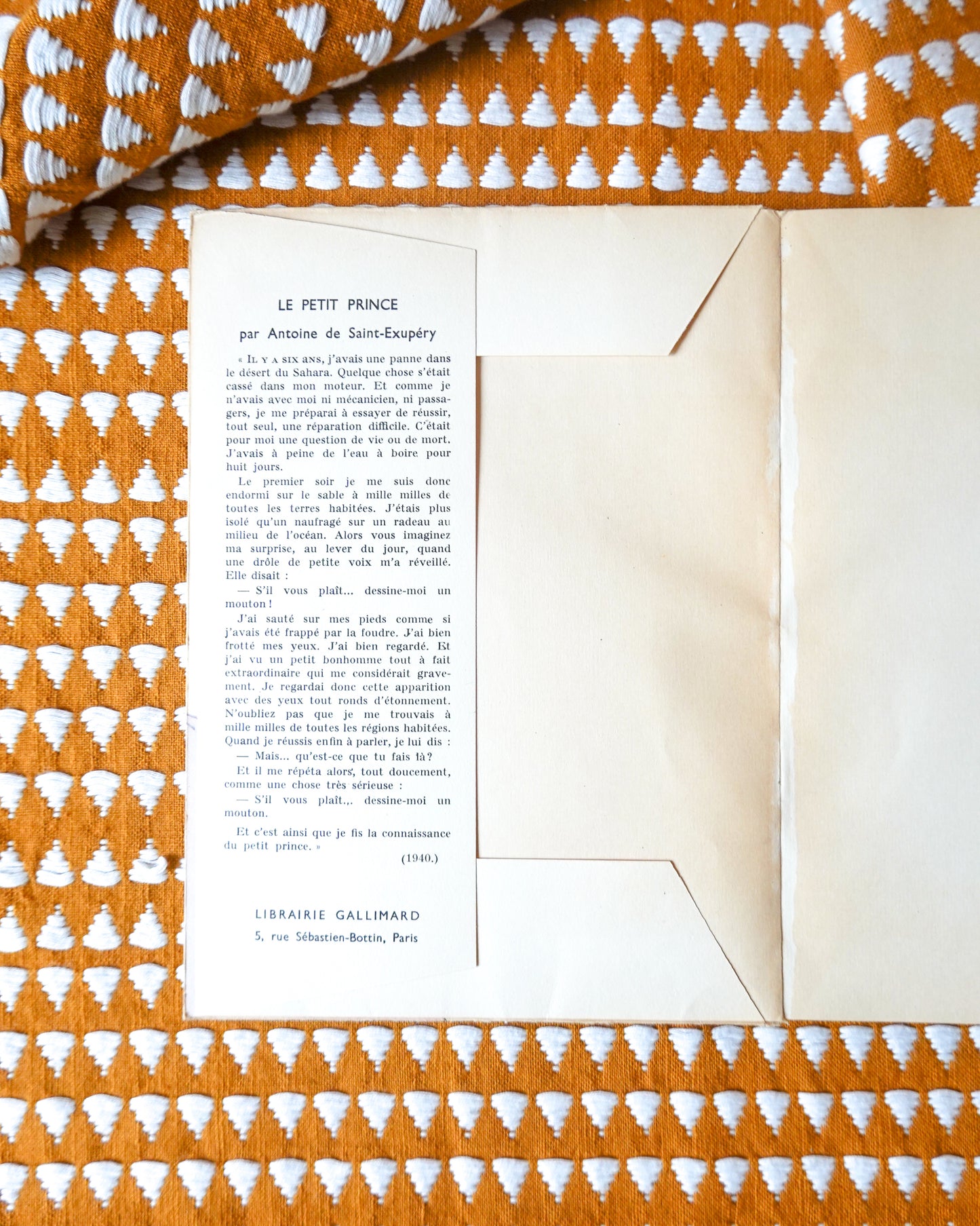 Le Petit Prince, Édition 1952, Gallimard
