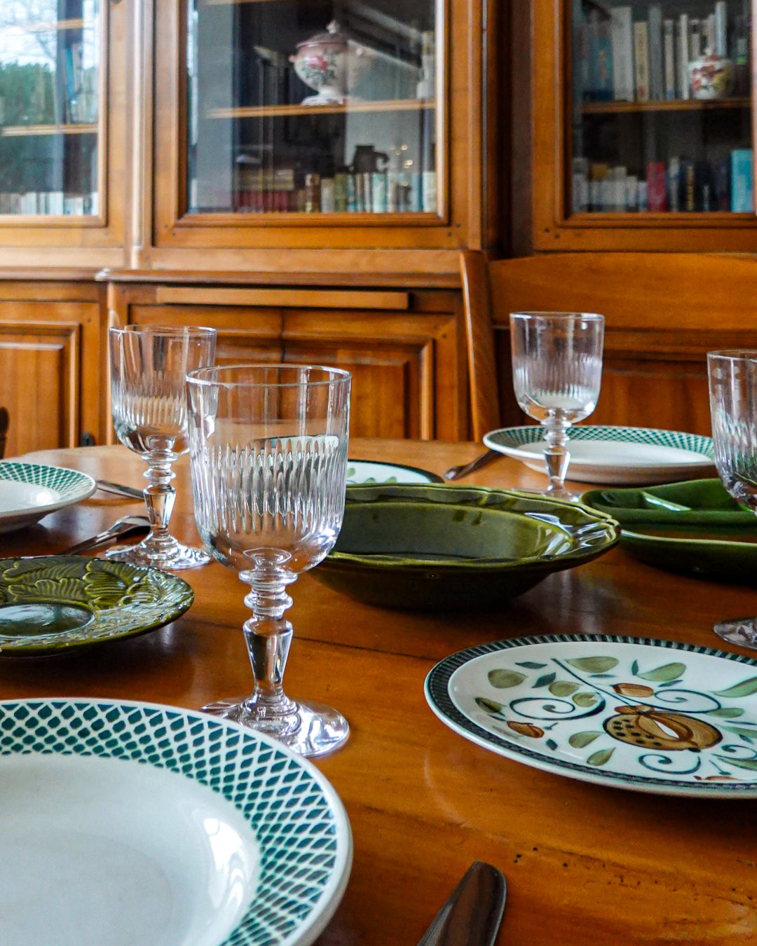 Lot de 5 plats à partager, thème printemps