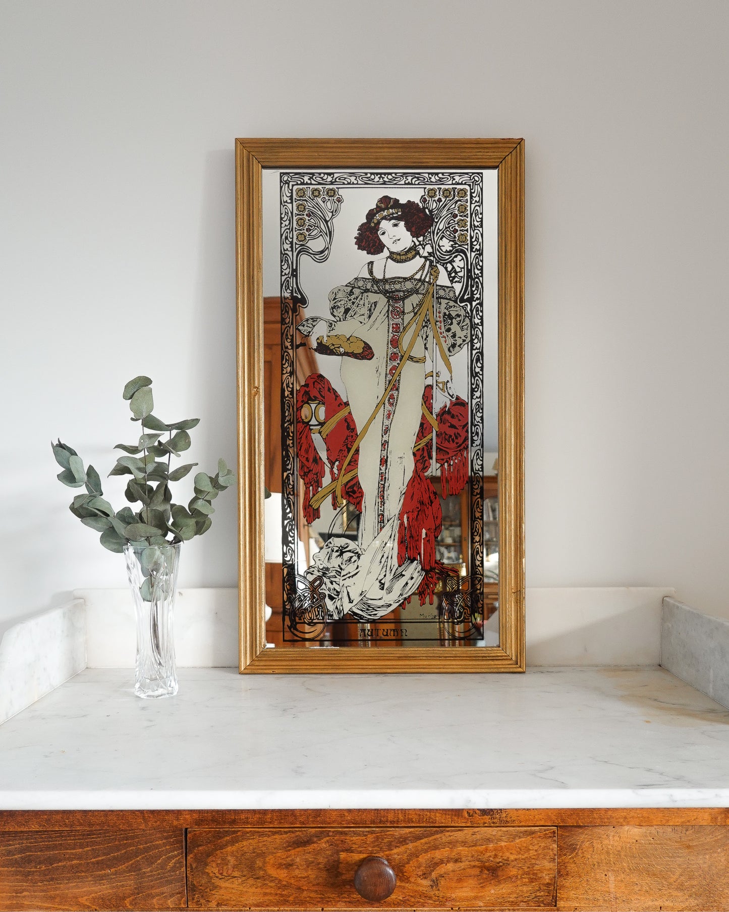 miroir serigraphie alfons mucha 2