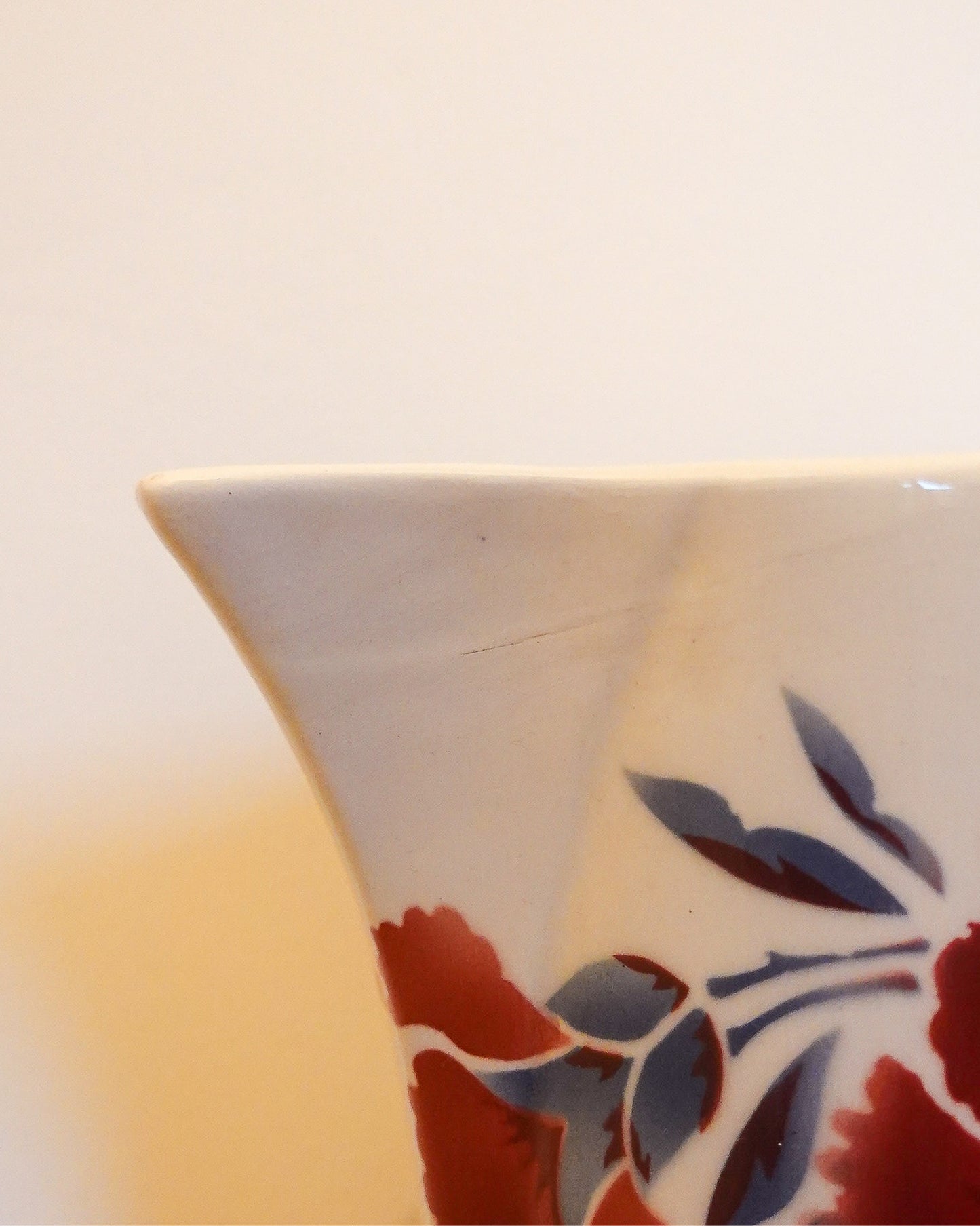 Ensemble de toilette ancien : vasque et broc, Moulin des Loups & Hamage