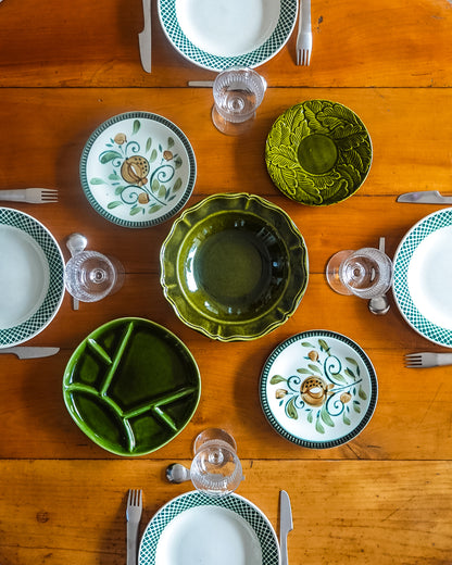 Lot de 5 plats à partager, thème printemps