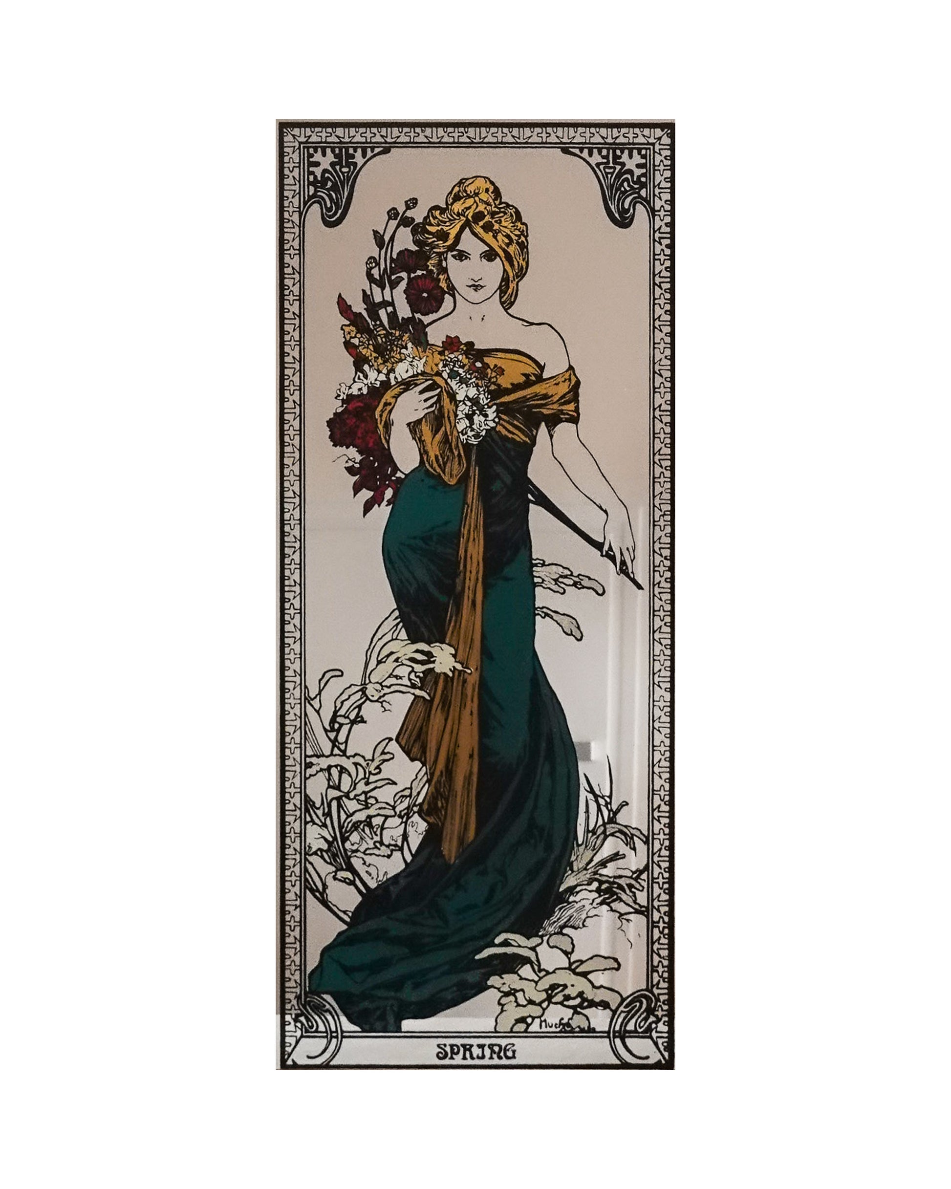 miroir serigraphie alfons mucha 10