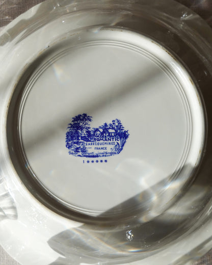 Lot de 3 plats de service Sarreguemines #romantic